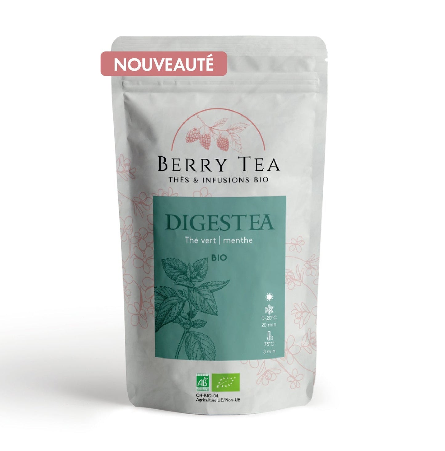 Digestea - Thé vert menthe poivrée