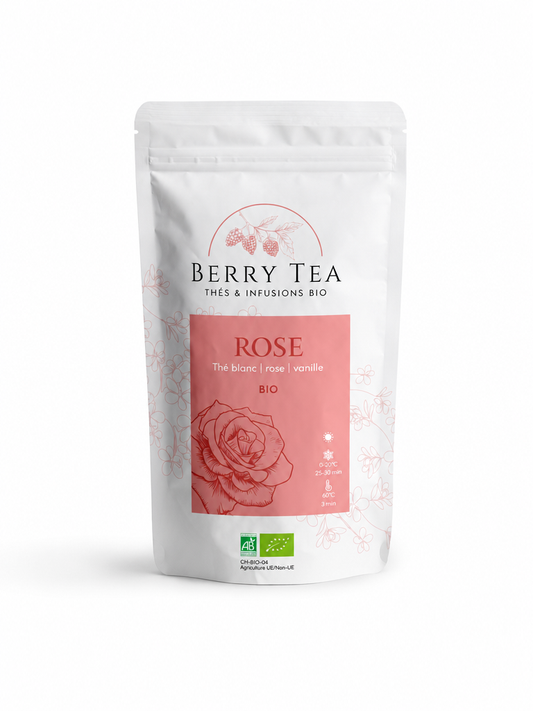 Rose – Weißer Tee mit Rose und Vanille