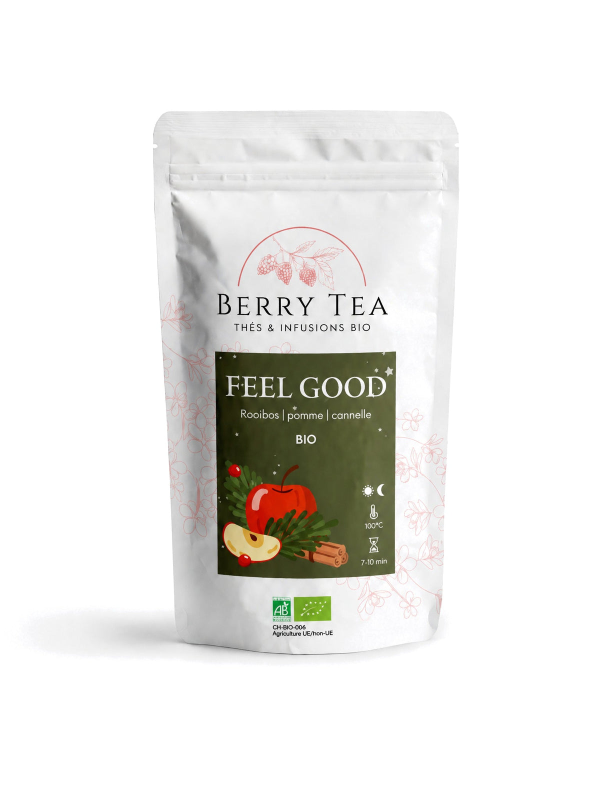 Sachet de rooibos Feel Good pomme et cannelle Berry Tea