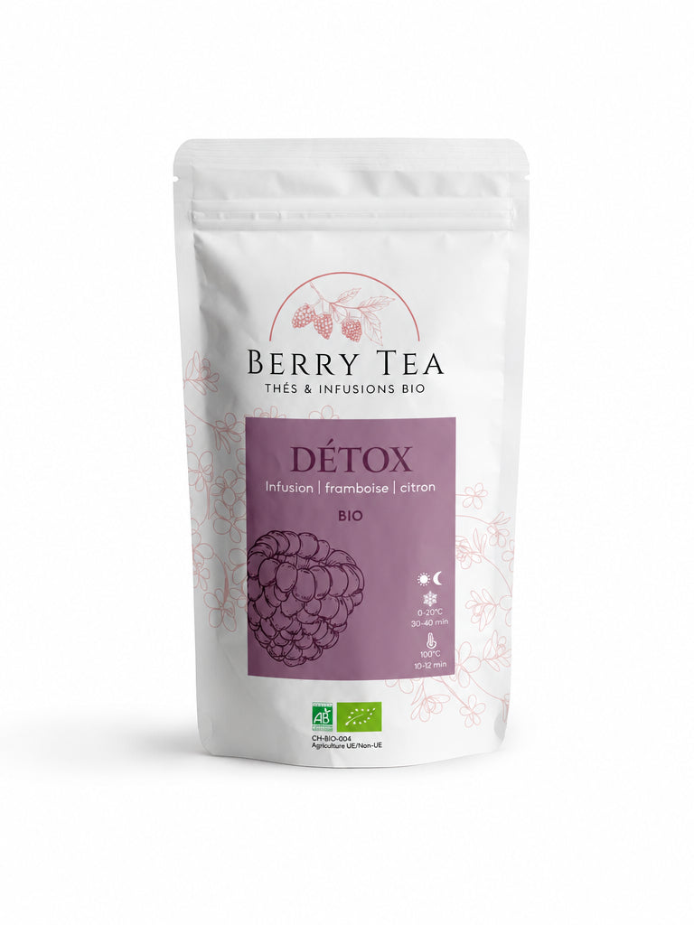 Detox - Himbeer-Zitronen-Aufguss